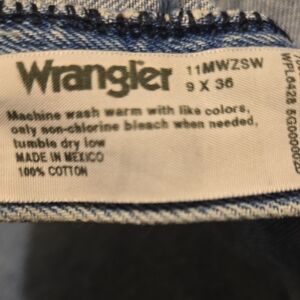 Wrangler Indigo Cotton Jeans